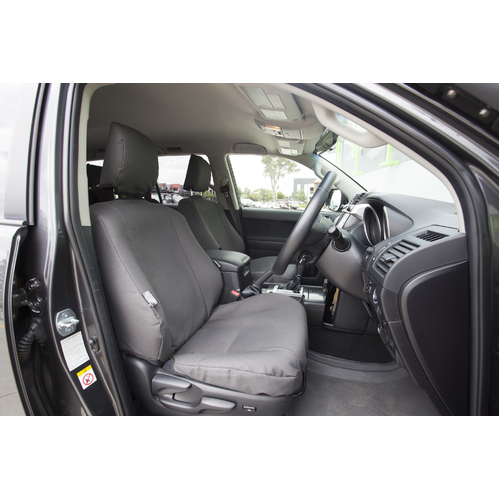 Canvas Comfort Seat Cover to suit Mitsubishi Triton MQ (Front)