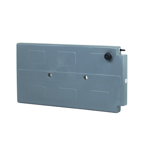 50L Roof Rack Tank with Barbed Outlet - (1200 x 600 x 120mm) - Includes the height of the screw cap